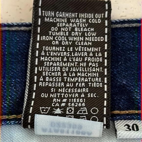 7 For All Mankind Slimmy Jeans - Size 30 Waist - Picture 7 of 8